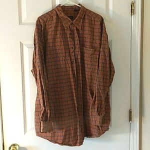 Men's Izod Long Sleeve Button Down Shirt